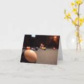 Ernie the Sock Monkey Pool Hall Note Card Kaart (Gele Bloem)