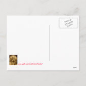 Ernie the Sock Monkey Valentine's Day Postcard Feestdagenkaart (Achterkant)