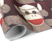 Ernie the Sock Monkey Wrapping Paper Cadeaupapier (Rol Hoek)