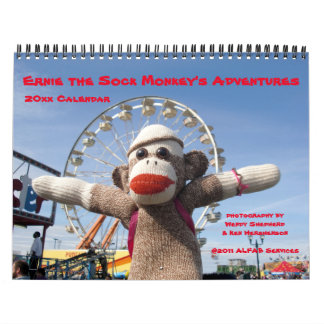 Ernie The Sock Monkey's Adventures-agenda Kalender