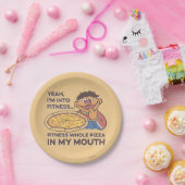 ErnieJa, ik ben in Fitness Papieren Bordje (Feest)