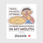 ErnieJa, ik ben in Fitness Sticker (Vel)