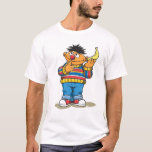 Ernie's banaan
 t-shirt<br><div class="desc">Ernie houdt zeker van zijn gele banaan! © 2014 Sesamworkshop. www.sesamestreet.org</div>