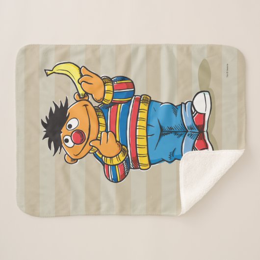 Ernie's Bananas Sherpa Deken (Voorkant (horizontaal))