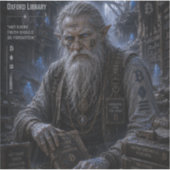 Ernst / Bibliothecaris / Oxford Bibliotheek Sticker (Voorkant)