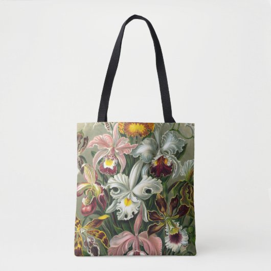 Ernst Haeckel Art Print: Orchidae Oncidiums, tulpe Tote Bag (Voorkant)