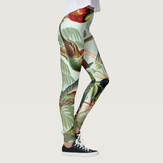Ernst Haeckel Art Print: Trochilidae Leggings (Rechts)