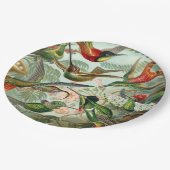 Ernst Haeckel Art Print: Trochilidae Papieren Bordje (Gekanteld)