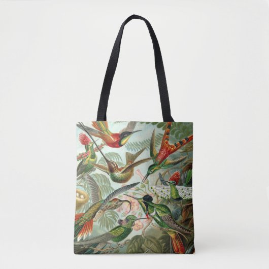 Ernst Haeckel Art Print: Trochilidae Tote Bag (Voorkant)