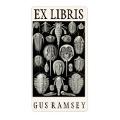 Ernst Haeckel Aspidonia Bookplate Etiket (Voorkant)