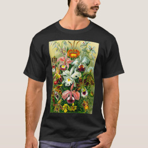 Ernst Haeckel  Biologisch Botanisch Orchidee T-shirt