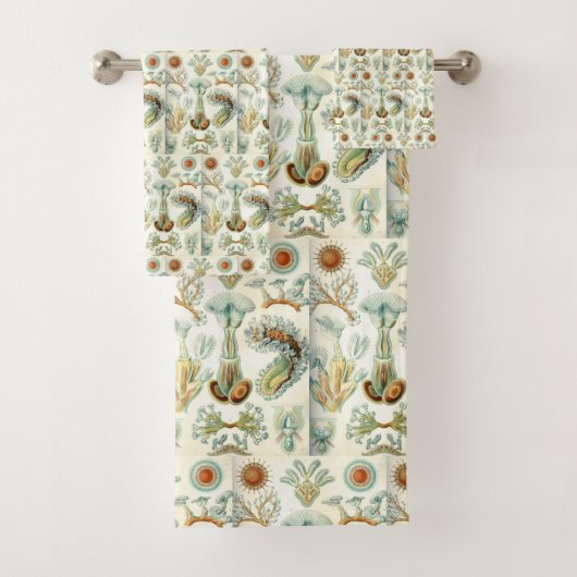  Ernst Haeckel Bryozoa Bad Handdoek (Insitu)