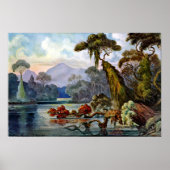 Ernst Haeckel Ceylon Jungle River Poster (Voorkant)