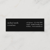 Ernst Haeckel Diatomea Mini Visitekaartje (Achterkant)