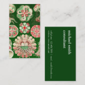 Ernst Haeckel Discomedusae (Aurelia) Visitekaartje (Voorkant / Achterkant)