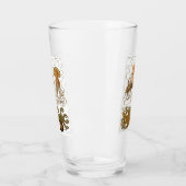 Ernst Haeckel Gamochonia, Octopus, Inktvis Glas (Links)