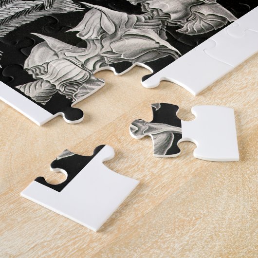 Ernst Haeckel Gorgonia Legpuzzel (Zijkant)