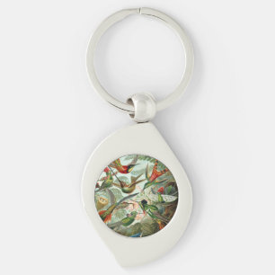 Ernst Haeckel Hummingbird - Kunstvormen van Natuur Sleutelhanger