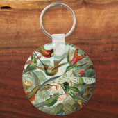 Ernst Haeckel Hummingbird - Kunstvormen van Natuur Sleutelhanger (Voorkant)