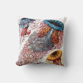 Ernst Haeckel Jellyfish Kussen
