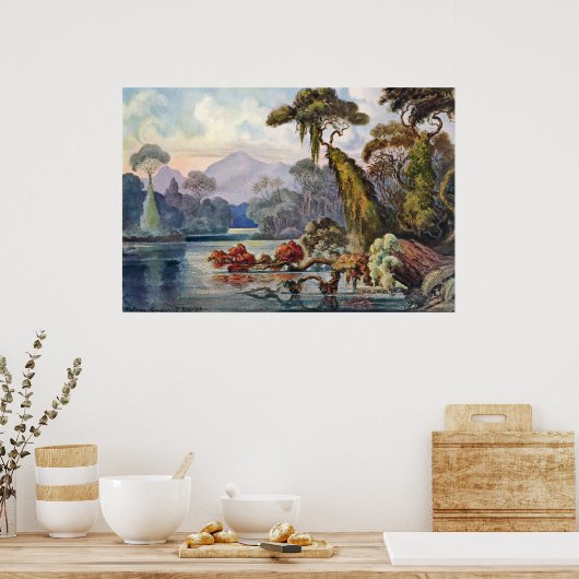 Ernst Haeckel - Kelani Poster (Keuken)