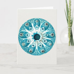 Ernst Haeckel kunstvormen van Natuur Wenskaart Feestdagen Kaart
