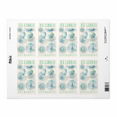 Ernst Haeckel Leptomedusa Boekplaten Etiket (Full Sheet)