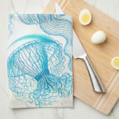 Ernst Haeckel Leptomedusae kwal Theedoek (Quarter Fold)