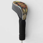 Ernst Haeckel Nautisch Zeeleven Art Collage Golfheadcover (Schuin)