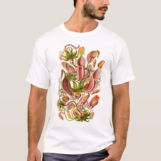 Ernst Haeckel - Nepenthaceae Tshirt (Voorkant)