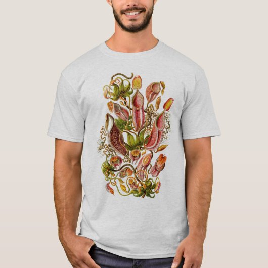 Ernst Haeckel - Nepenthaceae Tshirt - Gepersonalis (Voorkant)