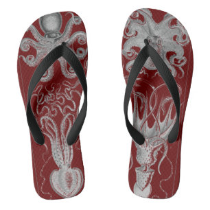 Ernst Haeckel Octopus Teenslippers