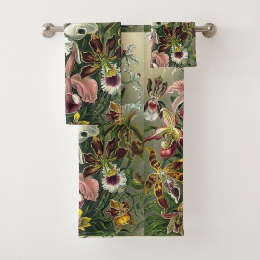 Ernst Haeckel Orchid - Kunstvormen van Natuur Bad Handdoek (Insitu)