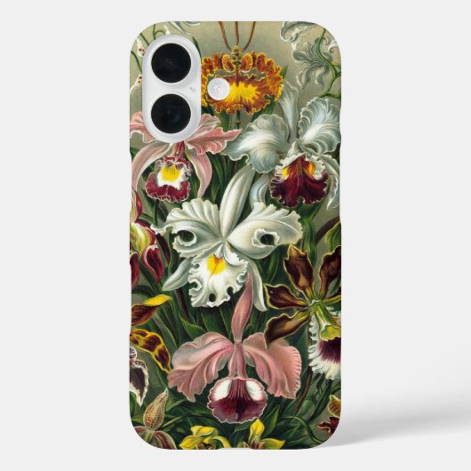 Ernst Haeckel Orchideeën, Oude Regenwoud Bloemen Case-Mate iPhone Case (Achterkant)