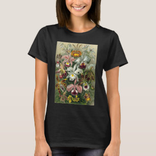 Ernst Haeckel Orchideeën, Oude Regenwoud Bloemen T-shirt