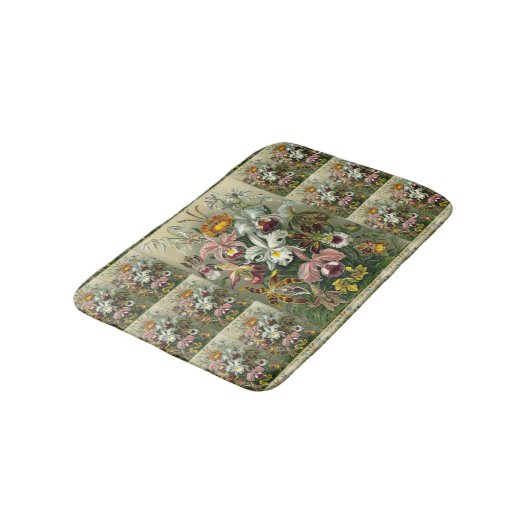 Ernst Haeckel Orchids,  regenwoudbloemen Badmat (Gekanteld)