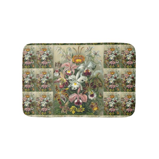 Ernst Haeckel Orchids,  regenwoudbloemen Badmat (Voorkant)