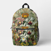 Ernst Haeckel Orchids,  regenwoudbloemen Bedrukte Rugzak (Voorkant)
