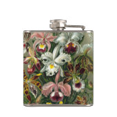 Ernst Haeckel Orchids,  regenwoudbloemen Heupfles (Achterkant)