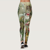 Ernst Haeckel Orchids, regenwoudbloemen Leggings (Achterkant)