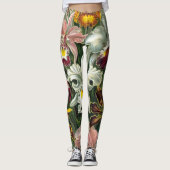 Ernst Haeckel Orchids, regenwoudbloemen Leggings (Voorkant)