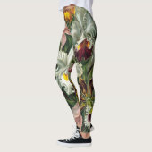 Ernst Haeckel Orchids, regenwoudbloemen Leggings (Links)