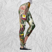 Ernst Haeckel Orchids, regenwoudbloemen Leggings