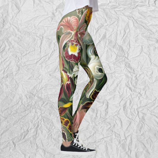 Ernst Haeckel Orchids, regenwoudbloemen Leggings