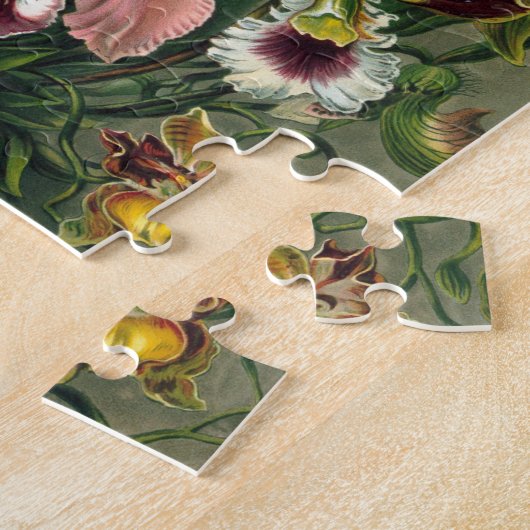 Ernst Haeckel Orchids,  regenwoudbloemen Legpuzzel (Zijkant)