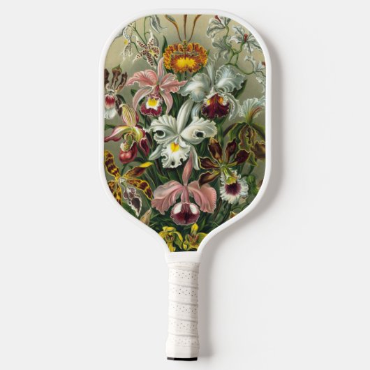 Ernst Haeckel Orchids, regenwoudbloemen Pickleball Paddle (Achterkant)