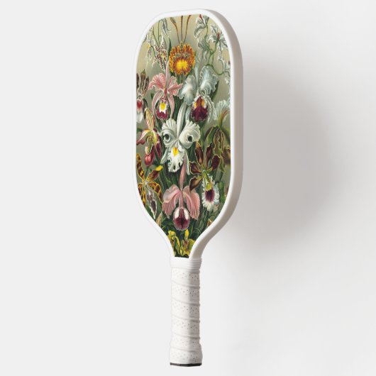 Ernst Haeckel Orchids, regenwoudbloemen Pickleball Paddle (Links)