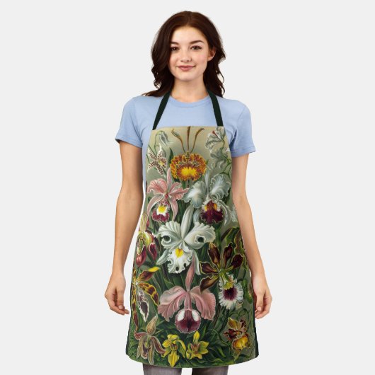 Ernst Haeckel Orchids,  regenwoudbloemen Schort (Gedragen)