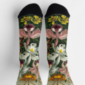 Ernst Haeckel Orchids,  regenwoudbloemen Sokken (Top)