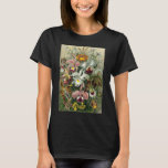 Ernst Haeckel Orchids,  regenwoudbloemen T-shirt<br><div class="desc">afbeelding van florale botanische vormgeving door Ernst Haeckel. Een bouquet mooie tropische orchidee bloemen uit de regenwoud oerwouden. De exotische planten zijn onder meer Cymbidiums,  Oncidiums,  Odontoglossum,  Cattleyas.</div>